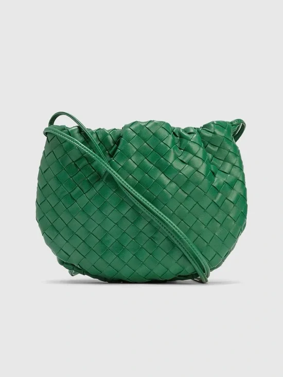 BOTTEGA VENETA The Mini Bulb in green Intrecciato - Picture 10 of 11